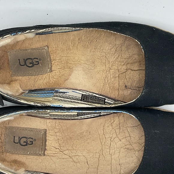 “UGG” Charcoal Black Espadrilles. - Picture 7 of 12